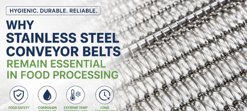 Why Stainless Steel Conveyor Belts Remain Essential in Food Processing