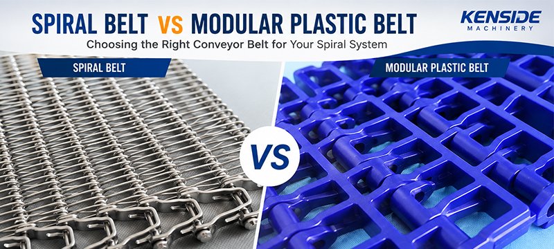 Spiral Belt vs Modular Plastic Belt: Which Is Better for Food Processing?