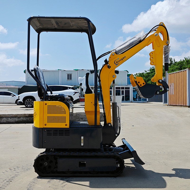 1.2 ton mini excavator with cab compact design