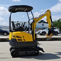 rubber track excavator machine