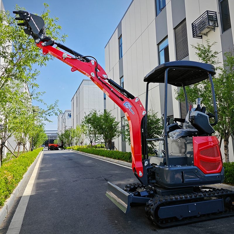 hydraulic mini excavator controls