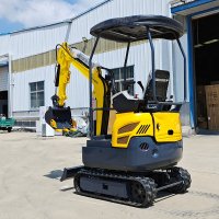 hydraulic mini excavator operation