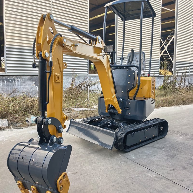 compact excavator operator seat design