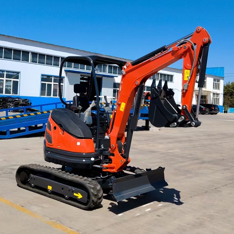 compact excavator narrow space work
