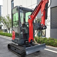 adjustable seat mini excavator
