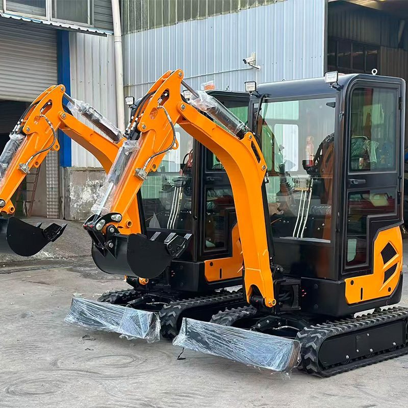 mini excavator reinforced chassis