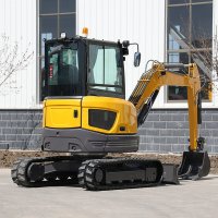 4 Ton Mini Excavator Trenching Work