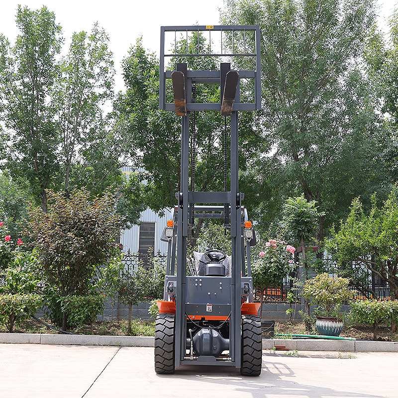compact diesel forklift operation