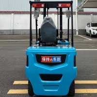 forklift lifting cargo equipment