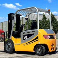 industrial warehouse electric forklift