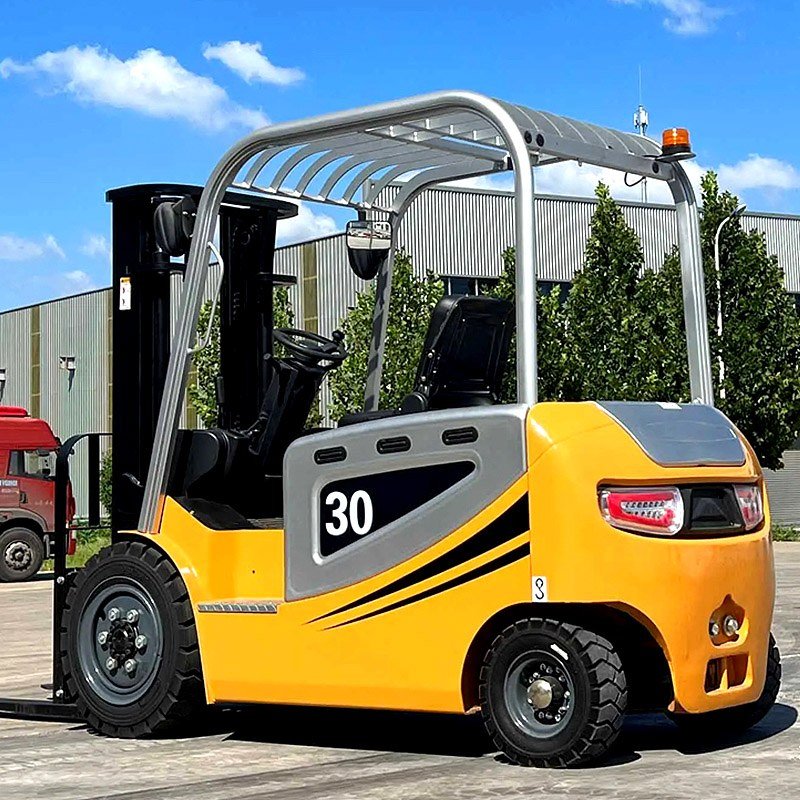 industrial warehouse electric forklift