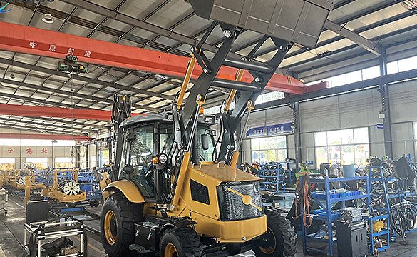TBL-388 backhoe delivery