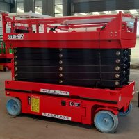 Hydraulic scissor lift structure