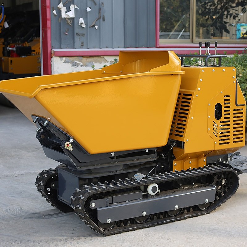 Mini demper tracked dumper rough terrain