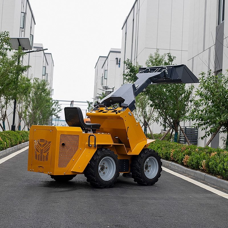 small loader construction site