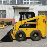 loader operating in dock area