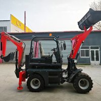 hydraulic backhoe loader