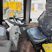 road construction backhoe loader