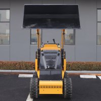 wheel skid steer loader working site