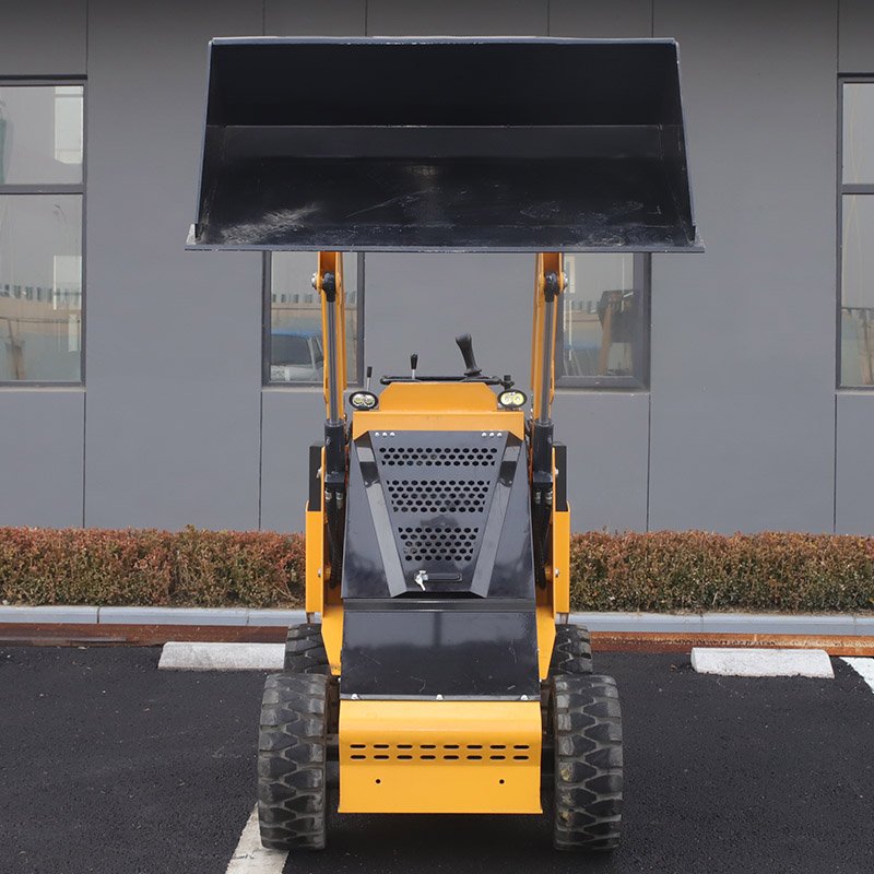 wheel skid steer loader working site