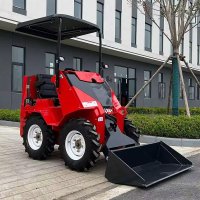 diesel skid steer loader front view