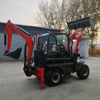 construction backhoe loader