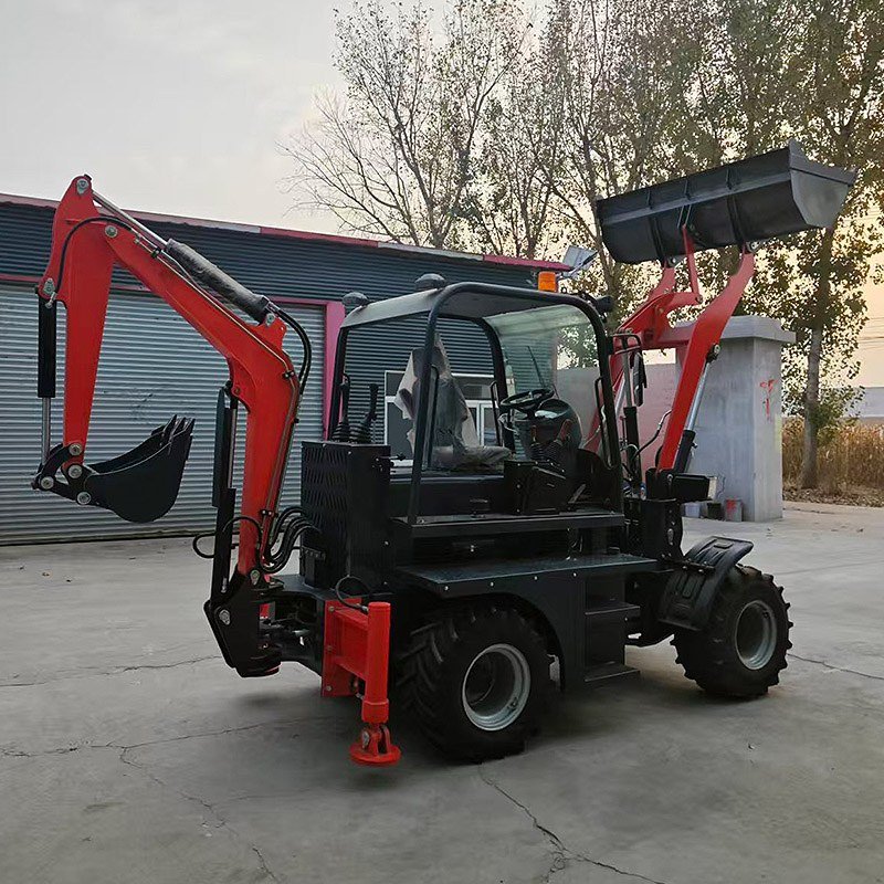 construction backhoe loader