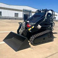 wheel skid steer loader front view