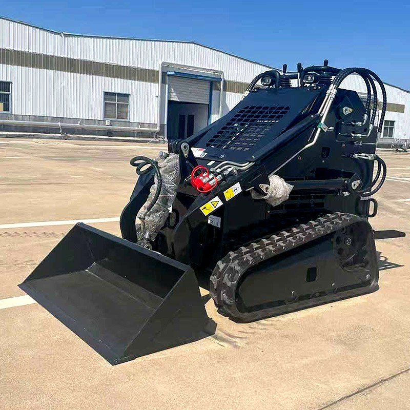 wheel skid steer loader front view