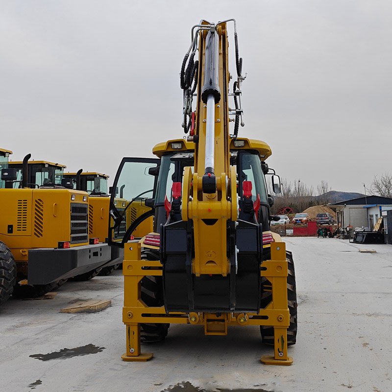 construction site loader excavator