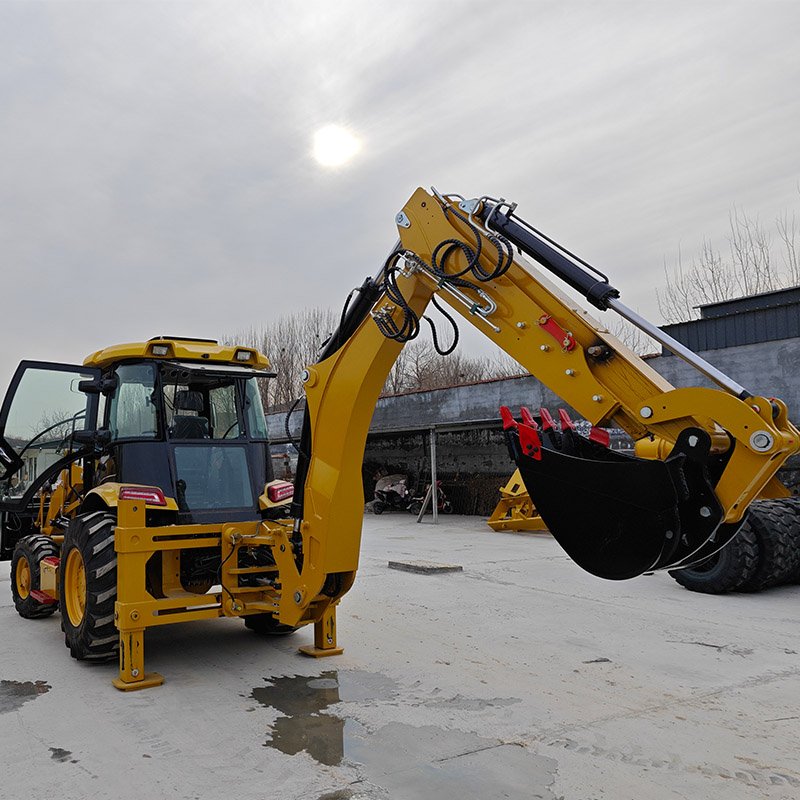 construction backhoe loader