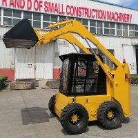skid steer loader cab interior view