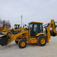 hydraulic backhoe loader