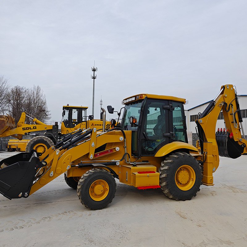 hydraulic backhoe loader