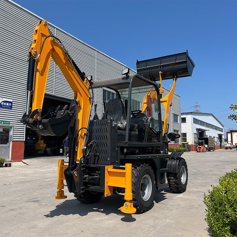 backhoe loader machine