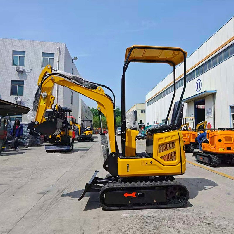 rubber track mini excavator chassis