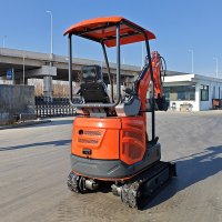 compact crawler excavator structure