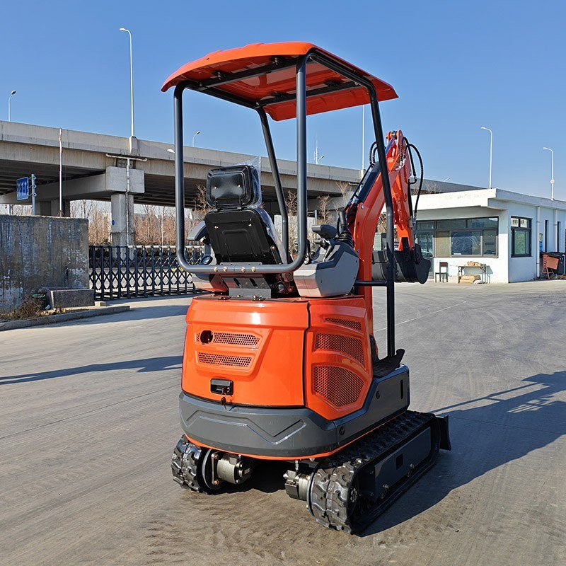 compact crawler excavator structure