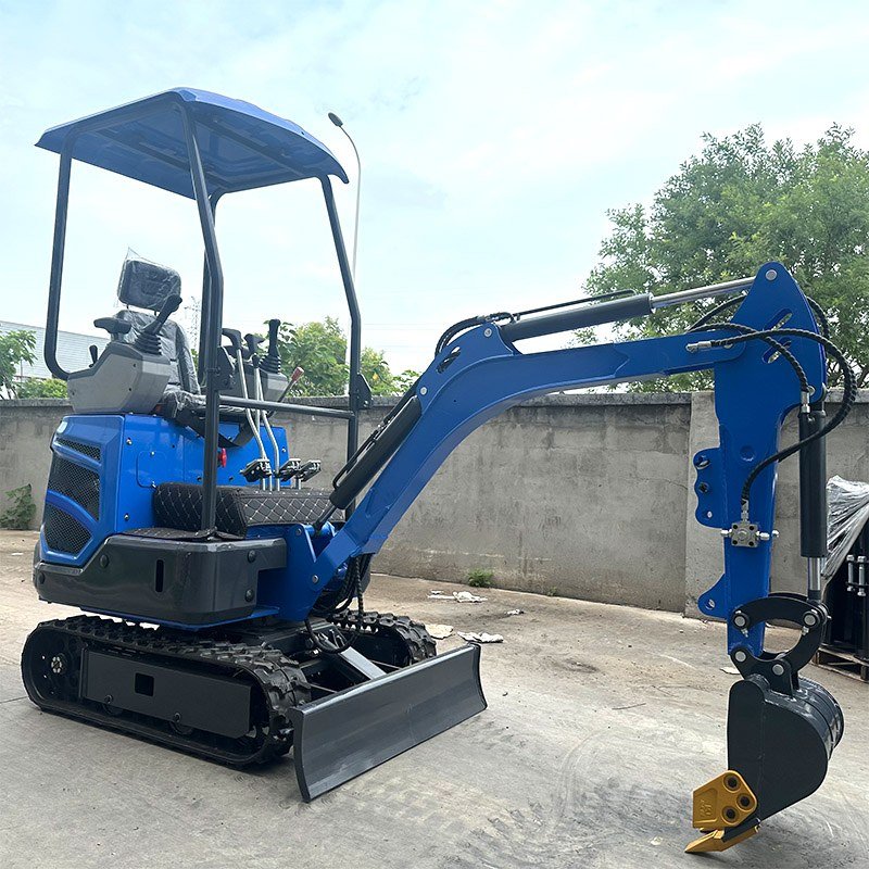 small construction excavator machine