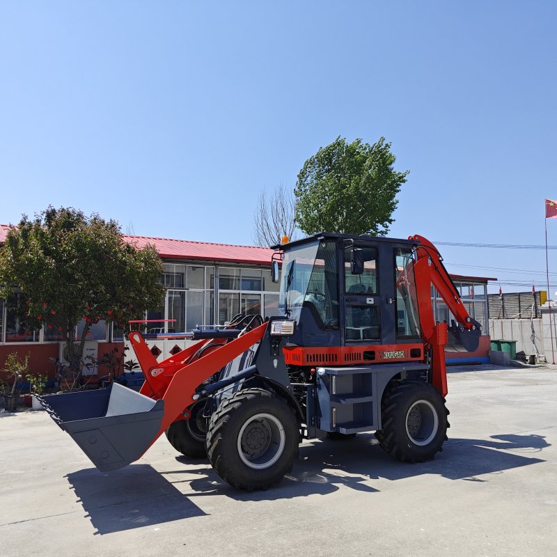 construction backhoe loader
