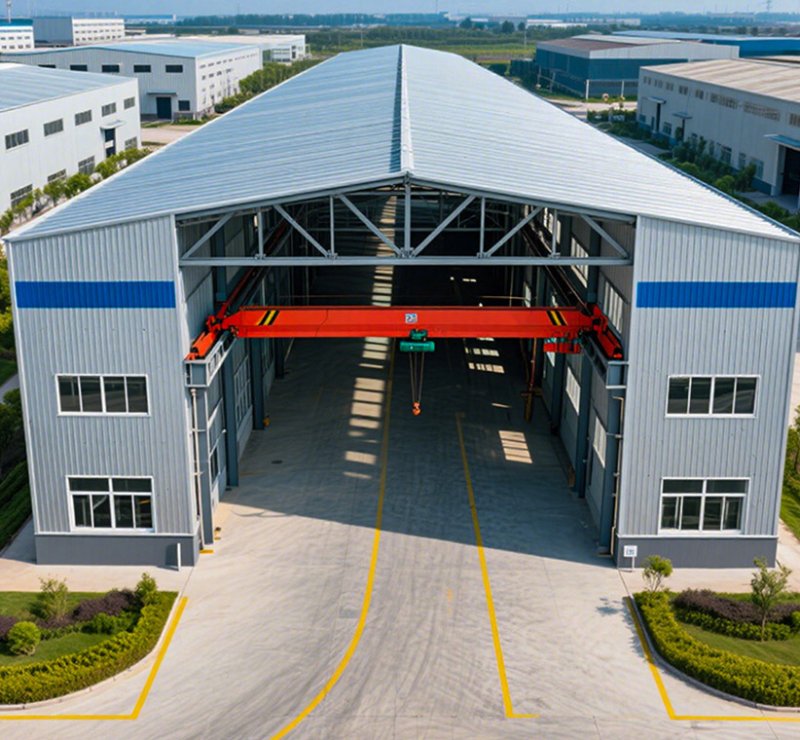 Entrepôt à plusieurs étages en structure métallique préfabriquée légère, bâtiment préfabriqué en acier.
