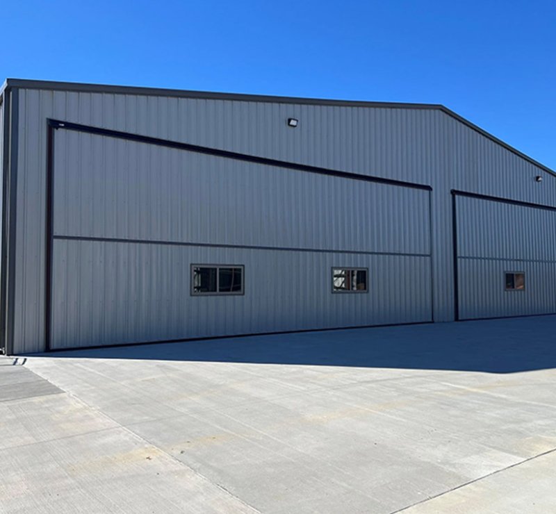 Coût d'un hangar métallique préfabriqué en acier pour le stockage d'hélicoptères et de petits avions