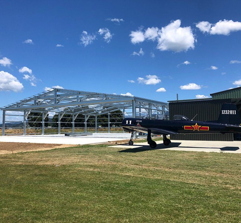 Hangar préfabriqué de haute qualité, structure métallique, abri pour avions, charpente spatiale, toit de hangar, prix d'usine moderne
