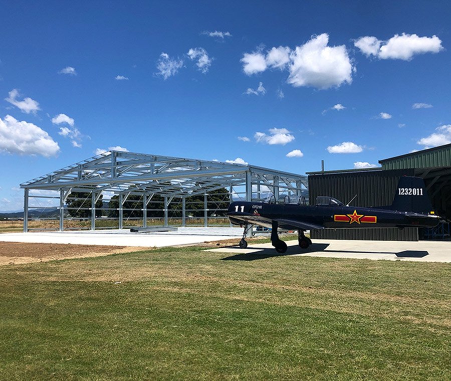 Hangar préfabriqué de haute qualité, structure métallique, abri pour avions, charpente spatiale, toit de hangar, prix d'usine moderne