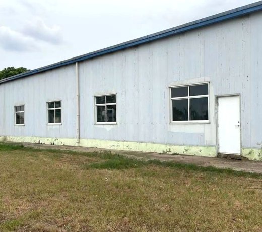 Construction d'un entrepôt à ossature métallique de 50 m x 25 m x 5 m au Togo, en Afrique