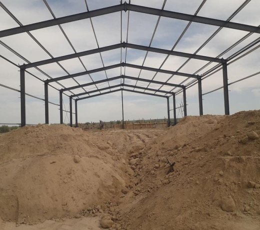 Poulailler à structure métallique de 720m² pour le Sénégal