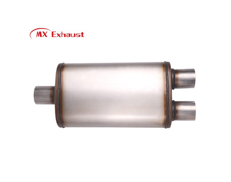 Exhaust Mufflers - Center Inlet, Dual Exit