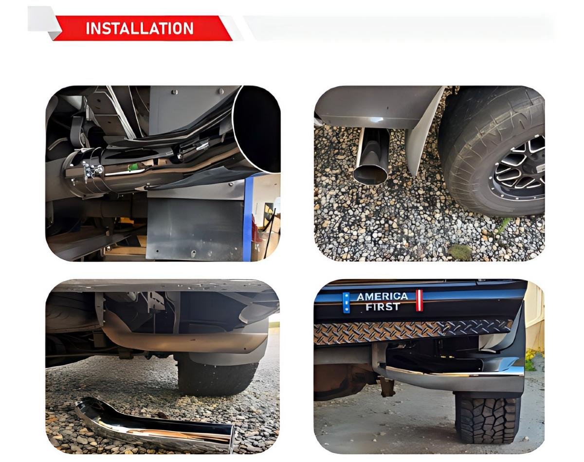 Chrome Exhaust Elbow Tip 4"-5" 4"-6" 4"-7" 4"-8" 5"-6" 5"-7" 5"-8" Accept OEM ODM customized installation