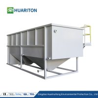 sistema de tanques de sedimentación industrial
