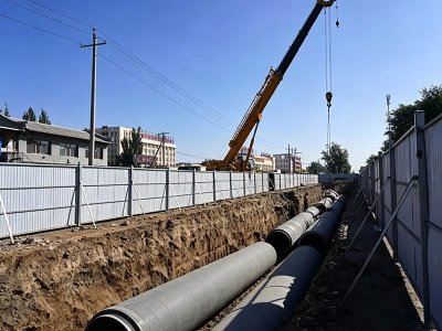 شبكة أنابيب التدفئة لمنطقة شيونغآن الجديدة ومنطقة رونغدونغ